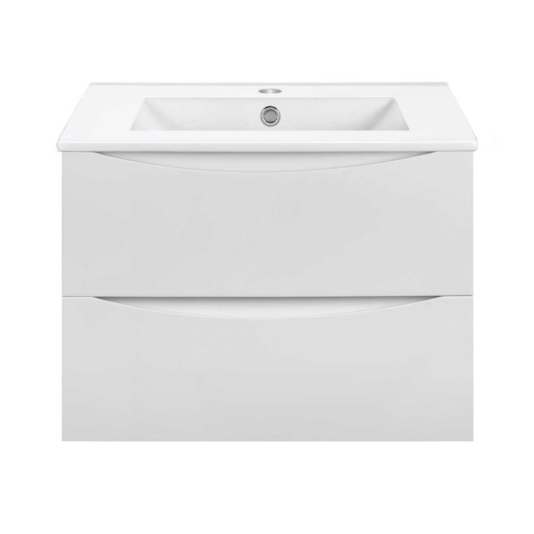 Приобрести vincea тумба подвесная mia slim 70 см, белая vmc-2mc700s1gw;vbs-13970s1