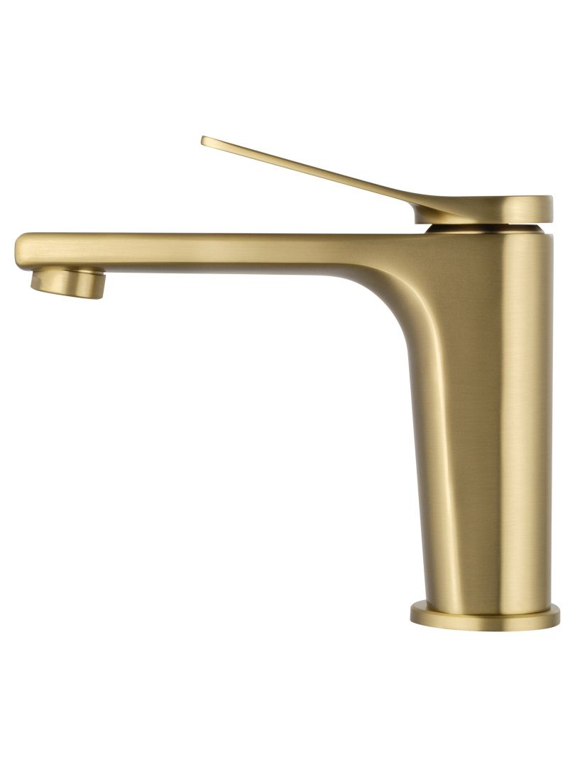 Приобрести смеситель для раковины wonzon & woghand, брашированное золото (ww-xh-012-bg)