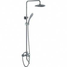 HAIBA Душевая система, овальная d-230мм, хром HB2405