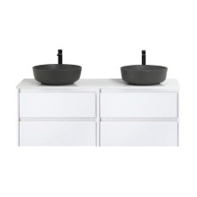 BelBagno Тумба со столешницей KRAFT 140 см, подвесная Bianco Opaco