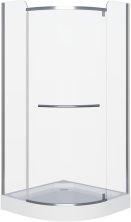Grossman Душевое ограждение Classic 90х90 см, полукруглое хром\прозрачное GR-7090