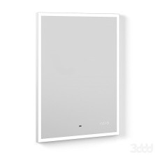 Briz Зеркало ELEN 60х80 см, с подсветкой, подогревом,часы, температура, сенсорное включение , белое, ПДЗ42-60