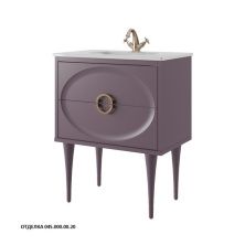Caprigo Тумба с раковиной MILANO 75 см, лиловая, эмаль