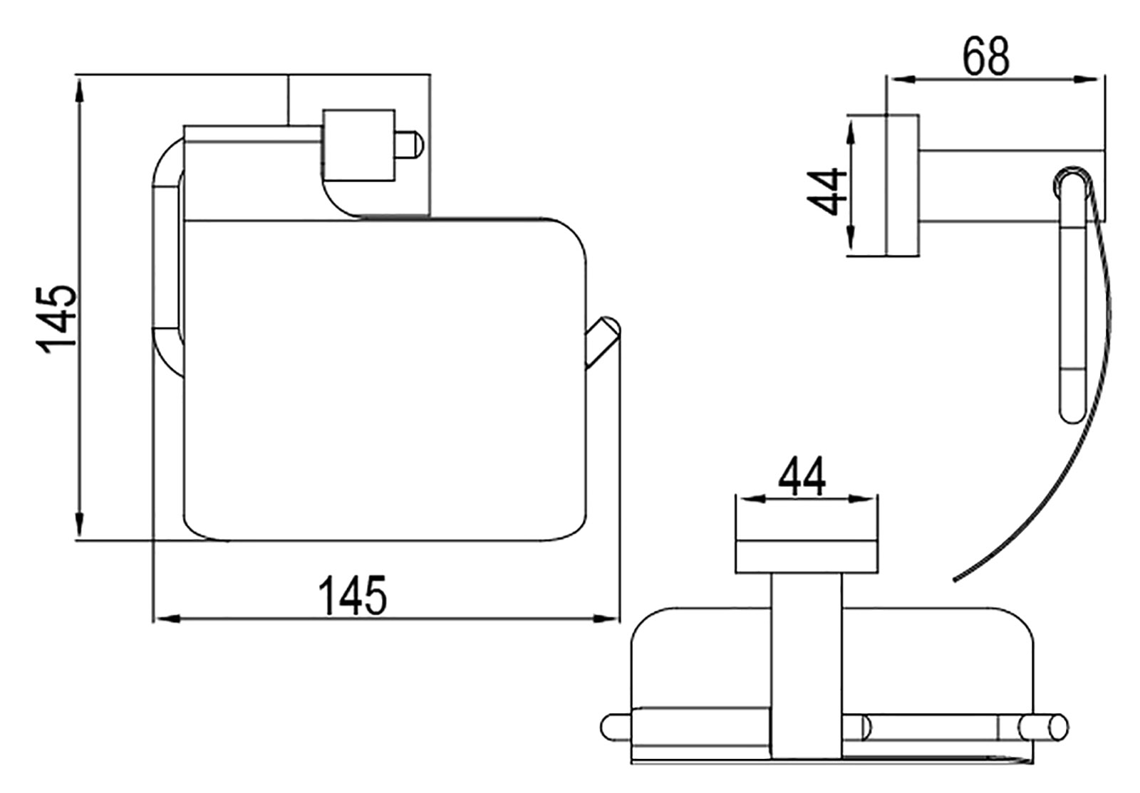 Приобрести держатели для туалетной бумаги timo selene 10042/00 хром