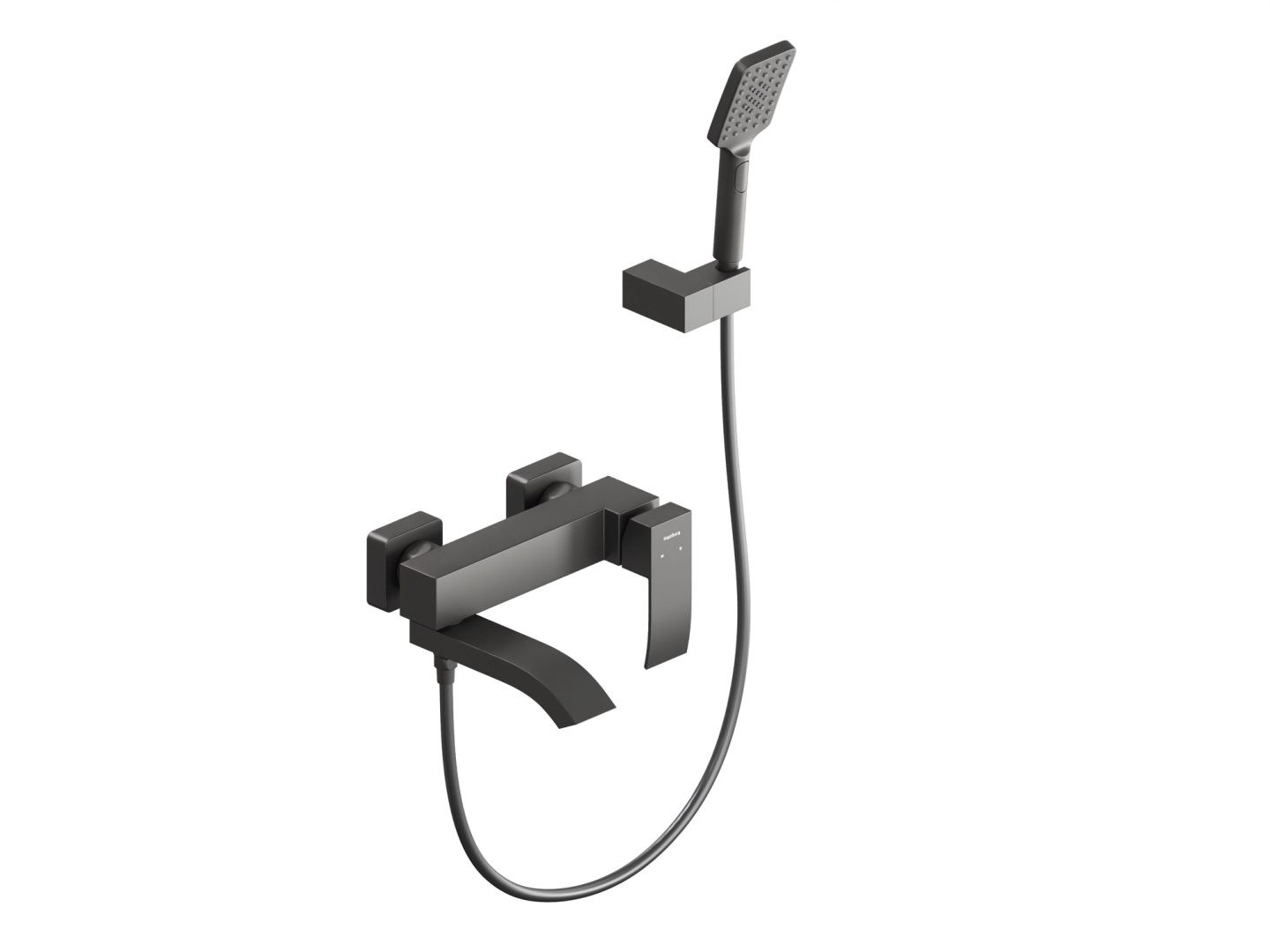 Приобрести hayzburg смеситель для ванны, графит hb-3009gg