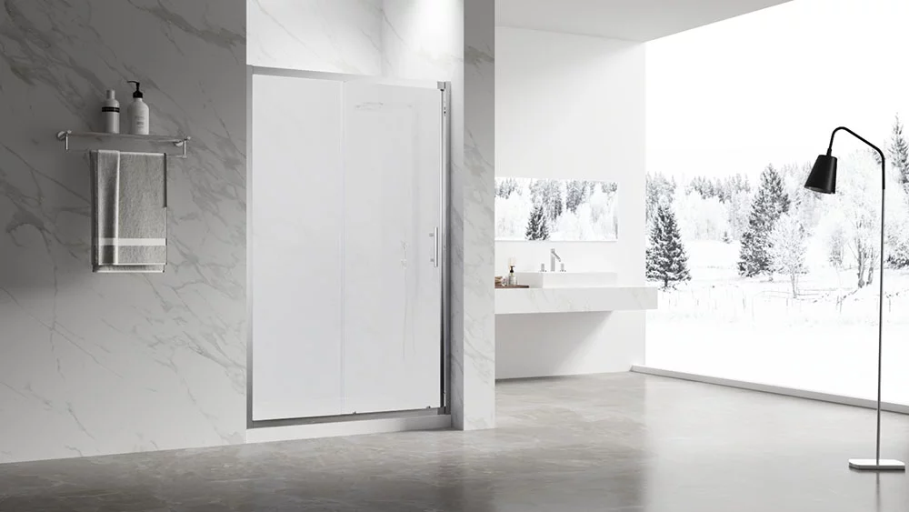 Приобрести veconi душевая дверь vianno 150х195 см, хром, стекло матовое vn55m-150-07-c8