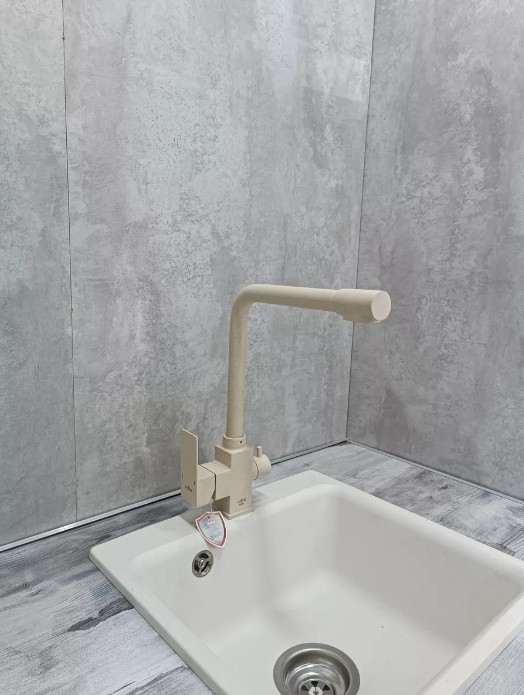 Приобрести смеситель для кухни vieir kitchen 359 мм, с подключением к фильтру, бежевый v15025(b)