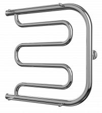 Полотенцесушитель 500х500 мм водяной Terminus Фокстрот П-образный, хром 4620768881282