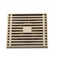 Gappo Душевой трап G81004-4 с решеткой, бронза 32125