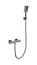 Смеситель для душа с термостатом WONZON & WOGHAND, Темный графит (WW-B2026-A-BGG)