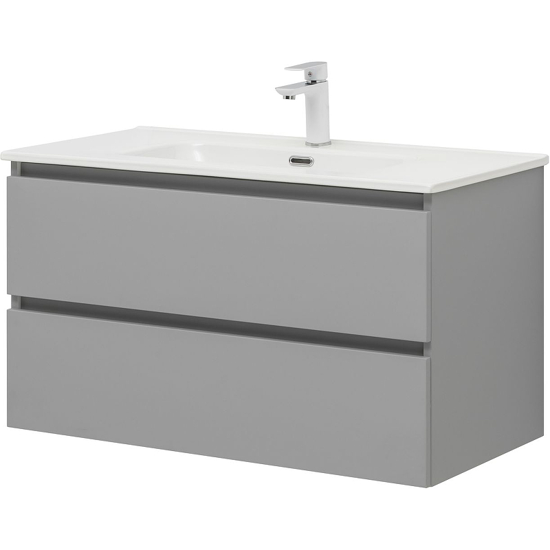 Приобрести aquanet тумба с раковиной вега 90 см, мисти грин