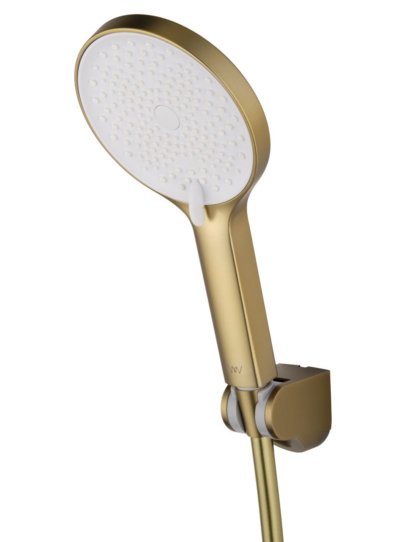 Приобрести смеситель для душа с термостатом wonzon & woghand inn 3, брашированное золото (ww-b2065-a-bg)