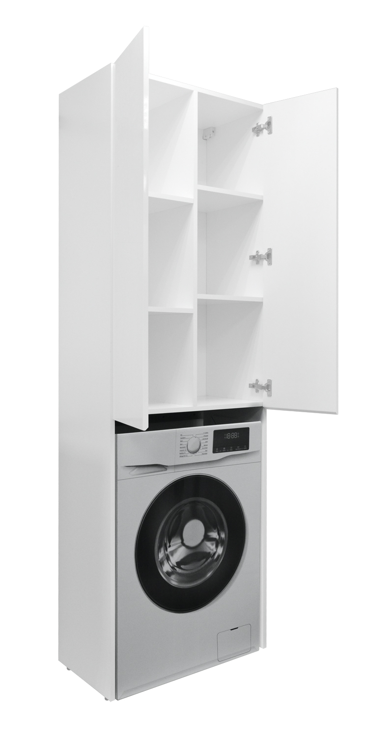 Приобрести loranto пенал над стиральной машиной стиль 40 65х200 см, белый ()cs00082331)