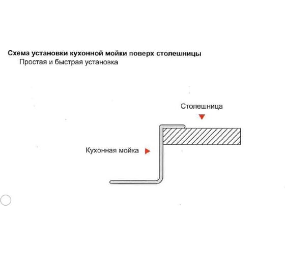 Приобрести gerhans кухонная мойка 58х48 см, правосторонняя, сатин