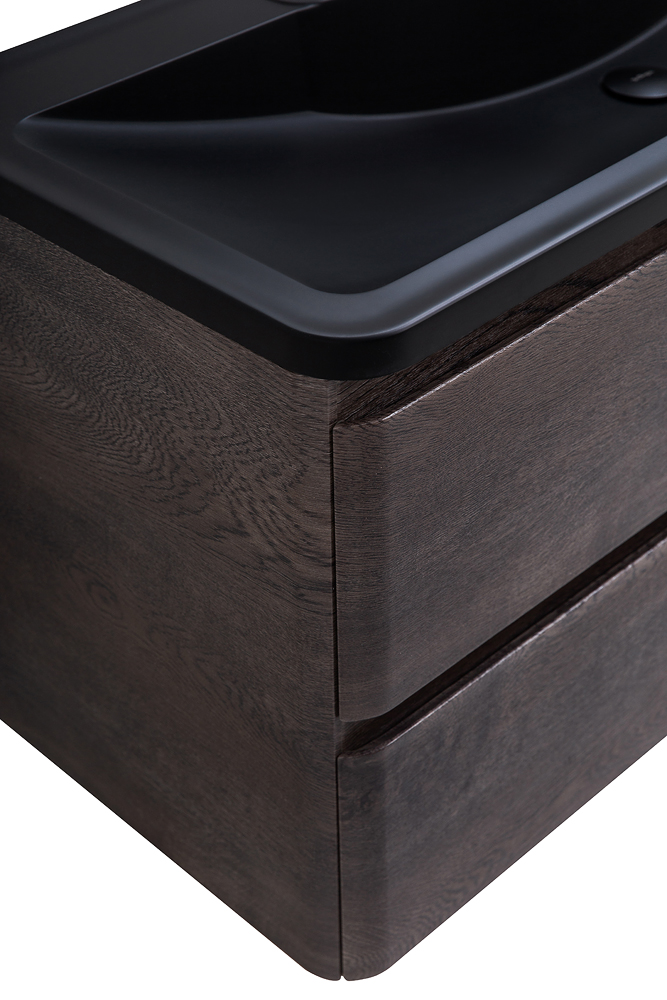 Приобрести belbagno тумба с раковиной albano 120 см, подвесная rovere nature grigio, чёрная раковина