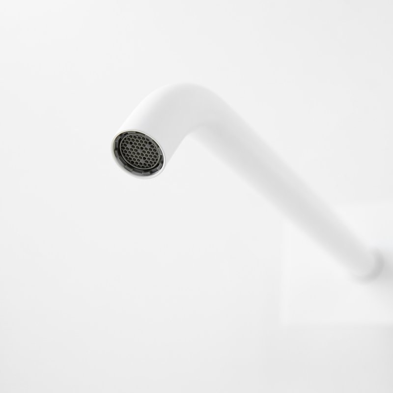 Приобрести cezares смеситель для раковины leaf, скрытый монтаж, белый матовый leaf-bli1-bio