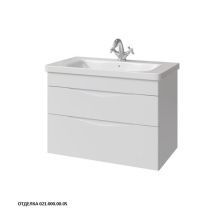 Caprigo Тумба с раковиной LENTO 80 см, белая, эмаль 36212eml 1