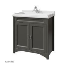 Caprigo Тумба с раковиной PRESTON 80 см, графит