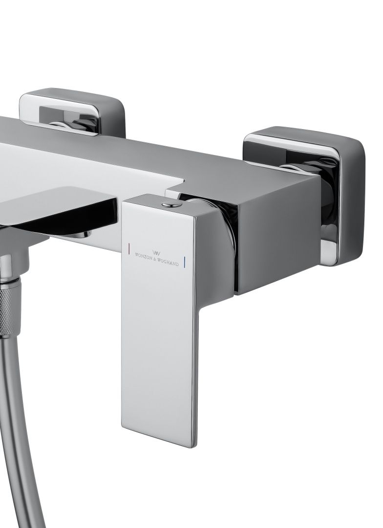 Приобрести смеситель для ванны с душем wonzon & woghand cube, хром (ww-88639016-cr)