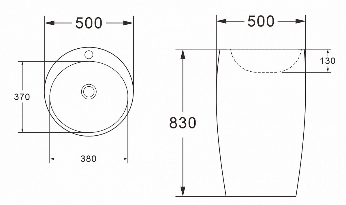 Приобрести azario раковина напольная comella 50х50см, белая az-311