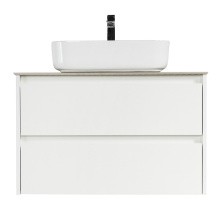 BelBagno Тумба со столешницей KRAFT 80 см, подвесная Bianco Opaco