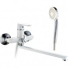 HAIBA Смеситель для ванны 230мм, белый HB-22804