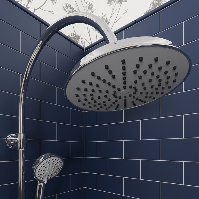 Приобрести iddis душевая система oldie, круглая d-206мм, хром oldsb3fi06