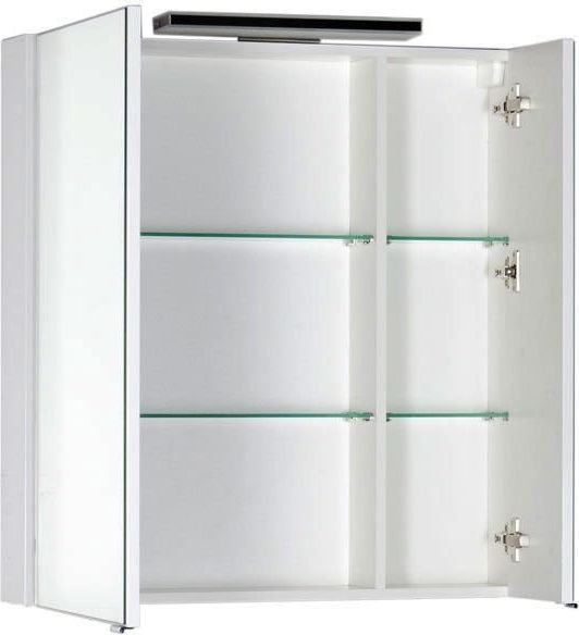 Приобрести aquanet зеркальный шкаф орлеан 80 см, белый