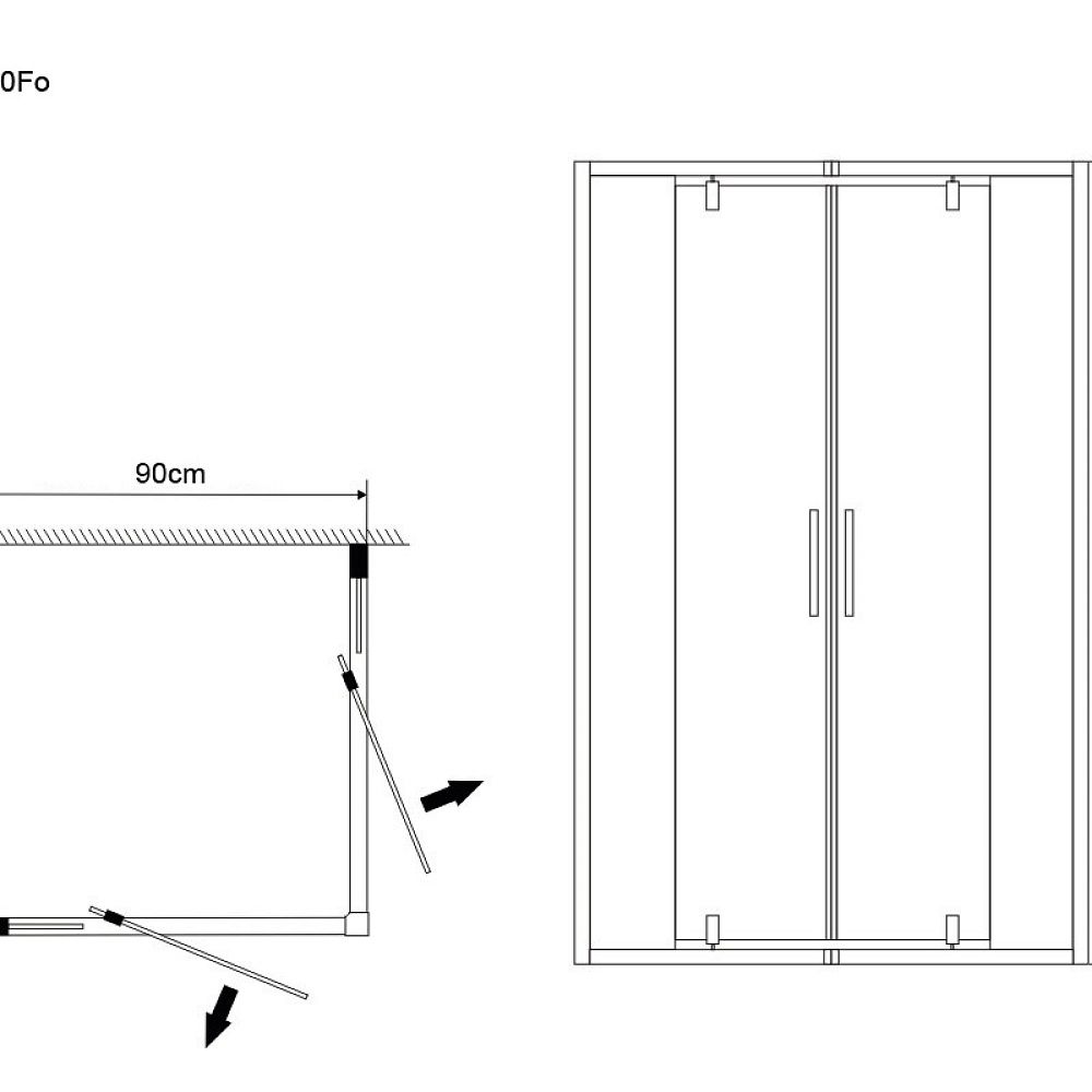 Приобрести grossman душевое ограждение forta 90х90 см, квадратное, хром\ прозрачное gr-9090fo
