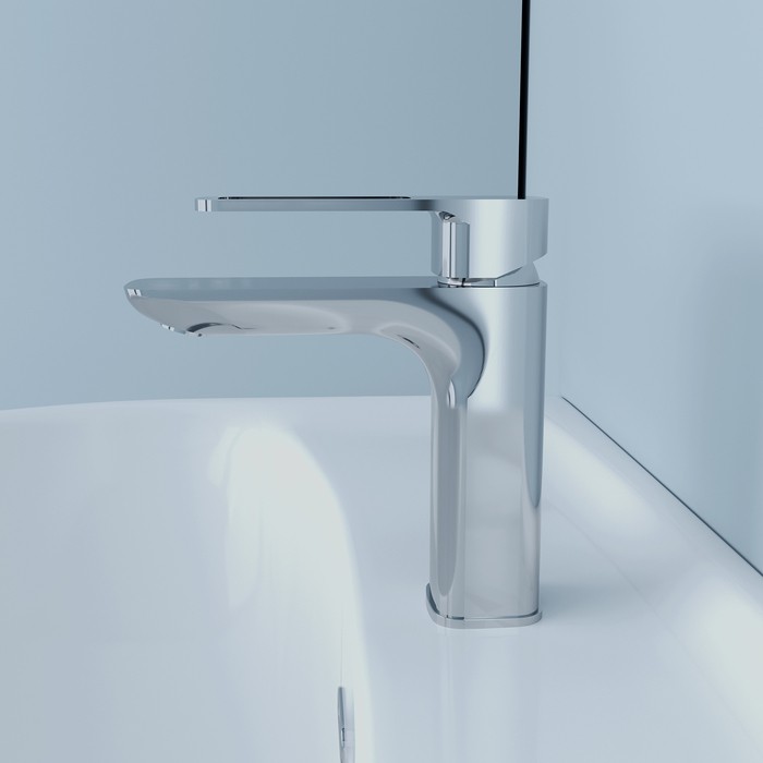 Приобрести iddis смеситель для раковины slide 159мм, хром, slisb00i01