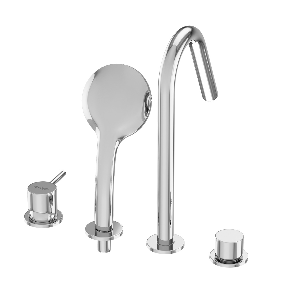 Приобрести cezares смеситель на борт ванны leaf-bvdm4-l-01