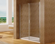 Aquanet Душевая дверь Cinetic 200, прозрачное стекло (AE12-N-120H190U-CT + AE12-F-80H190U-CT)
