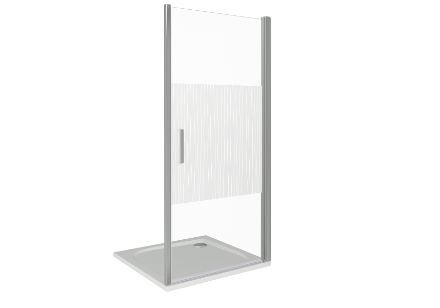 Приобрести дверь душевая bas pandora dr-90-t-ch 90 см (узор)