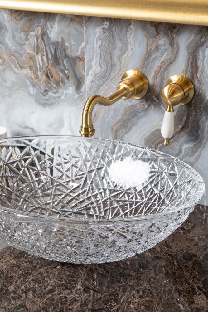 Приобрести boheme смеситель для раковины medici ripresa, настенный, бронза\белый 307