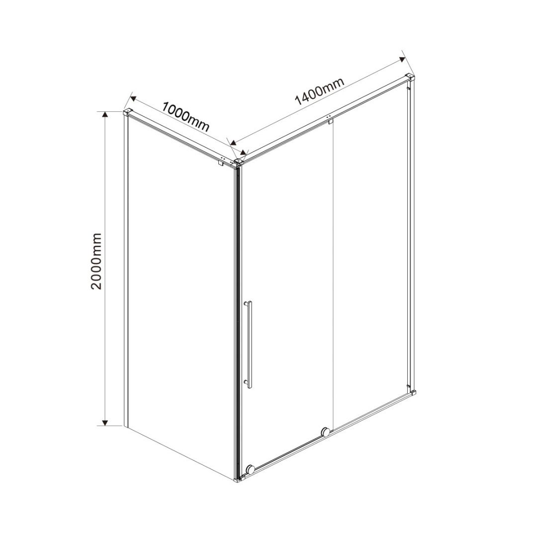 Приобрести vincea душевое ограждение arno 100х140 см, прозрачное, хром vsr-1a1014cl
