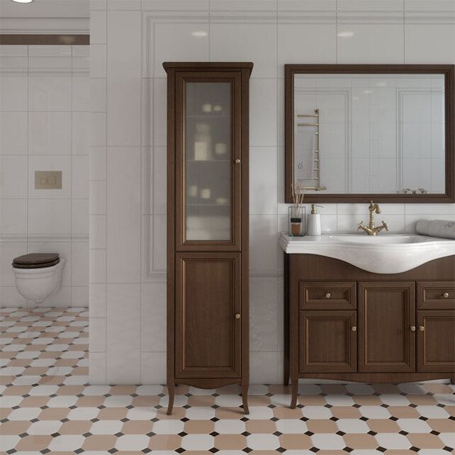 Приобрести caprigo пенал lion 46 см, темное дерево, экошпон