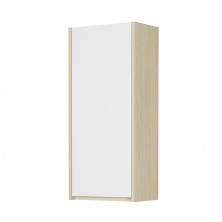 Акватон Шкаф одностворчатый Сканди белый, дуб верона