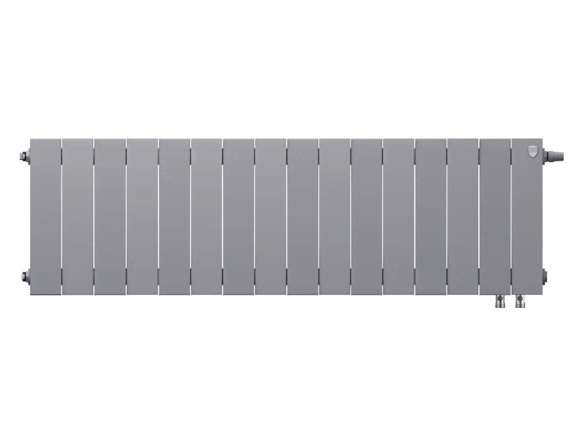 Приобрести royal thermo радиатор биметаллический pianoforte 300 /silver satin ( серебристый ) vdr - 16 секц.