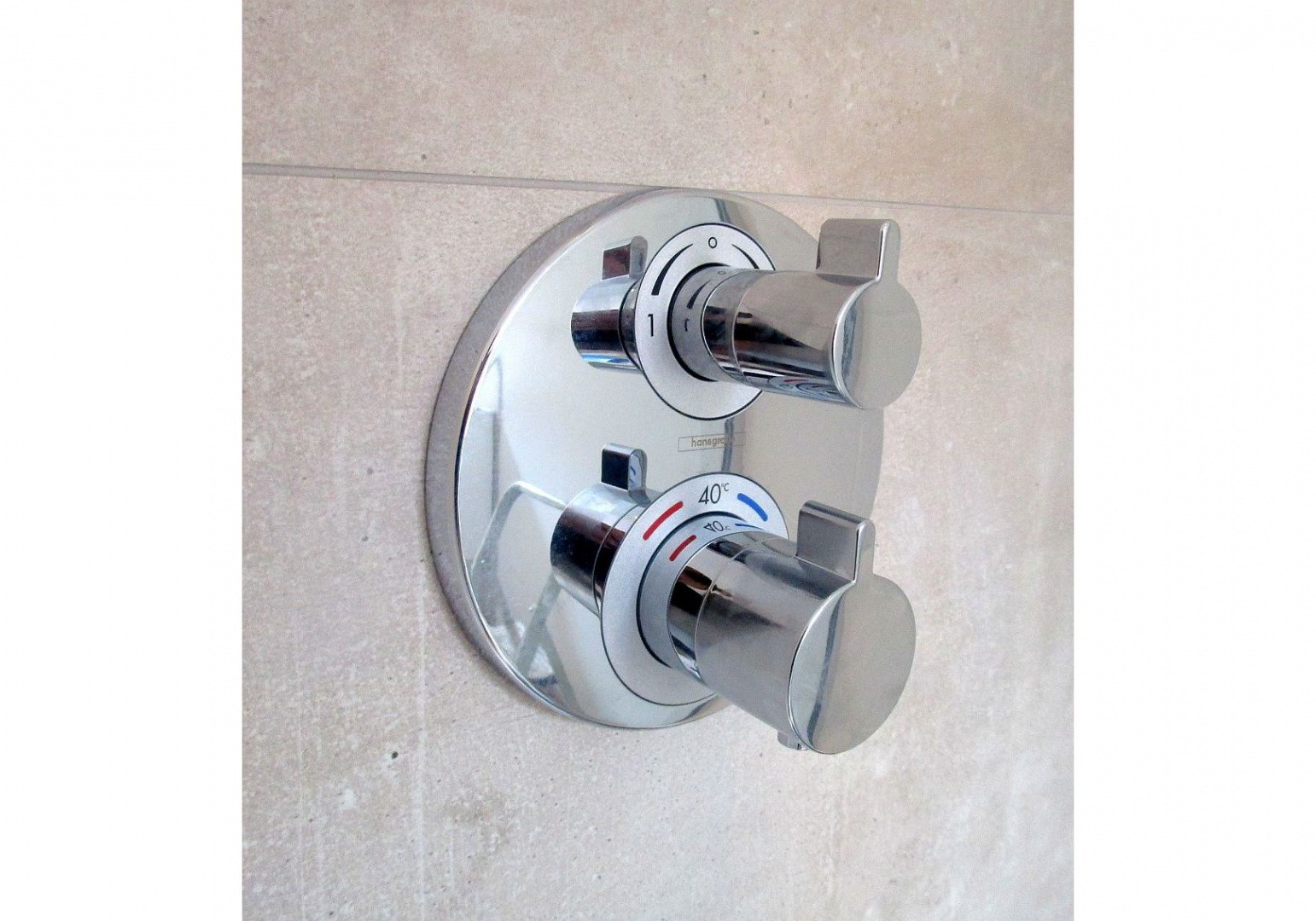 Приобрести смеситель для душа с термостатом hansgrohe ecostat e 15758000