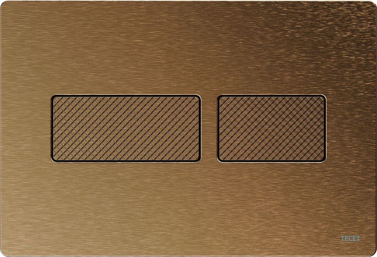 Приобрести tece кнопка смыва solid для инсталляции, бронза 9240435