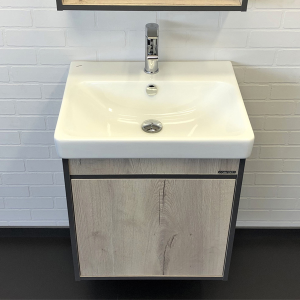 Приобрести сomforty тумба с раковиной вена 55 дуб дымчатый