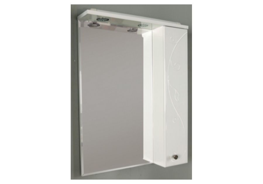 Приобрести зеркало-шкаф акватон лиана 60 см, белое