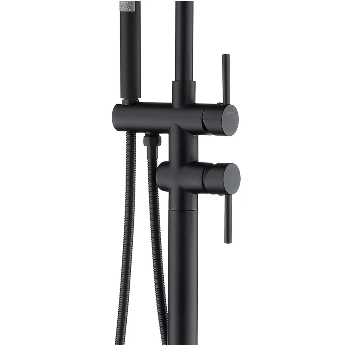 Приобрести grocenberg напольный смеситель для ванны, графит gb900bg