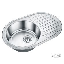 Emar Кухонная мойка 77х50 см, хром EMAR ЛАЙТ 7750