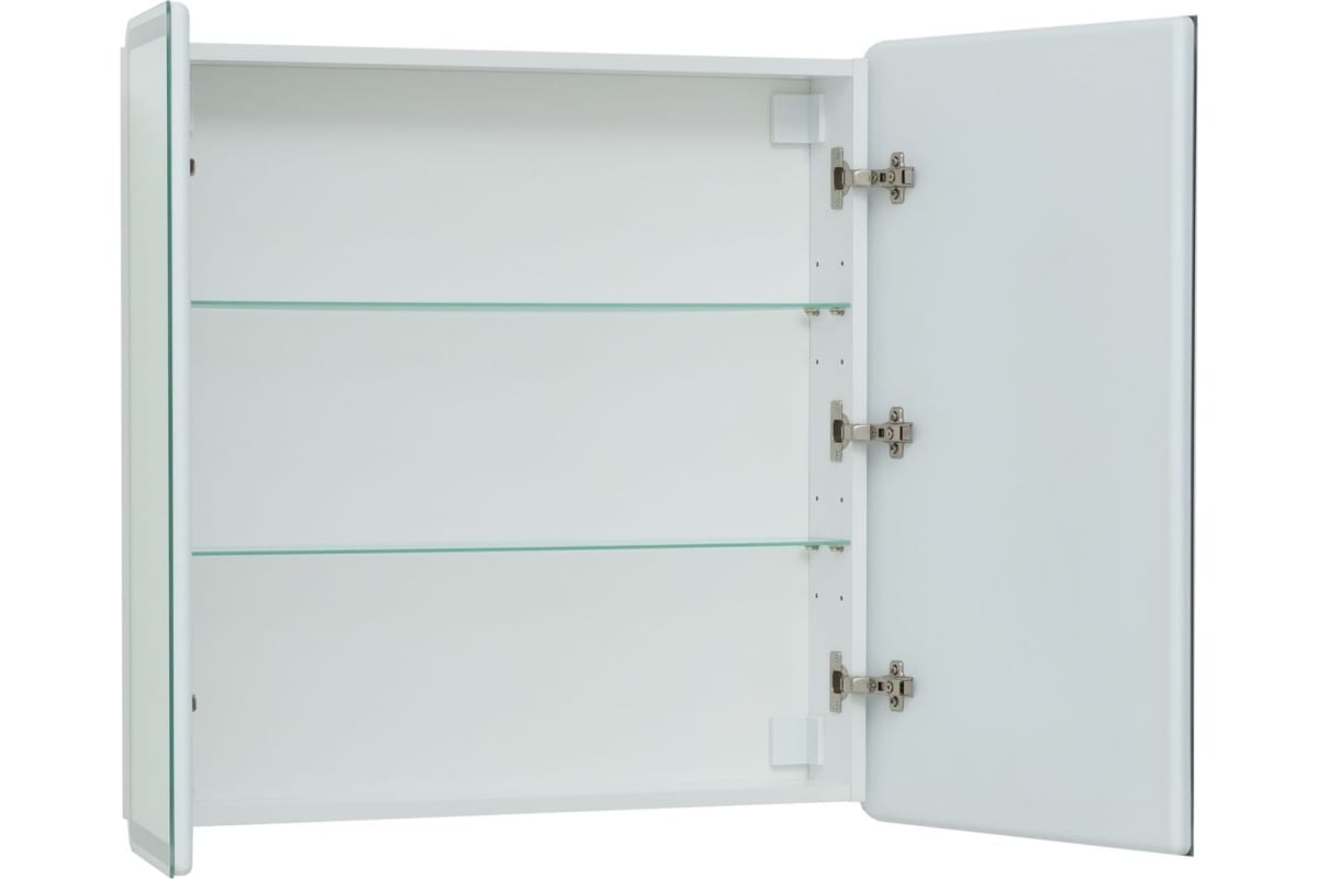 Приобрести aquanet зеркальный шкаф оптима 70 см, с led подсветкой