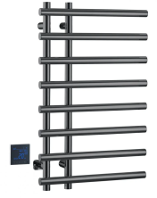 Boheme Полотенцесушитель Uno 50х80 см, электрический, оружейная сталь 722-SGM