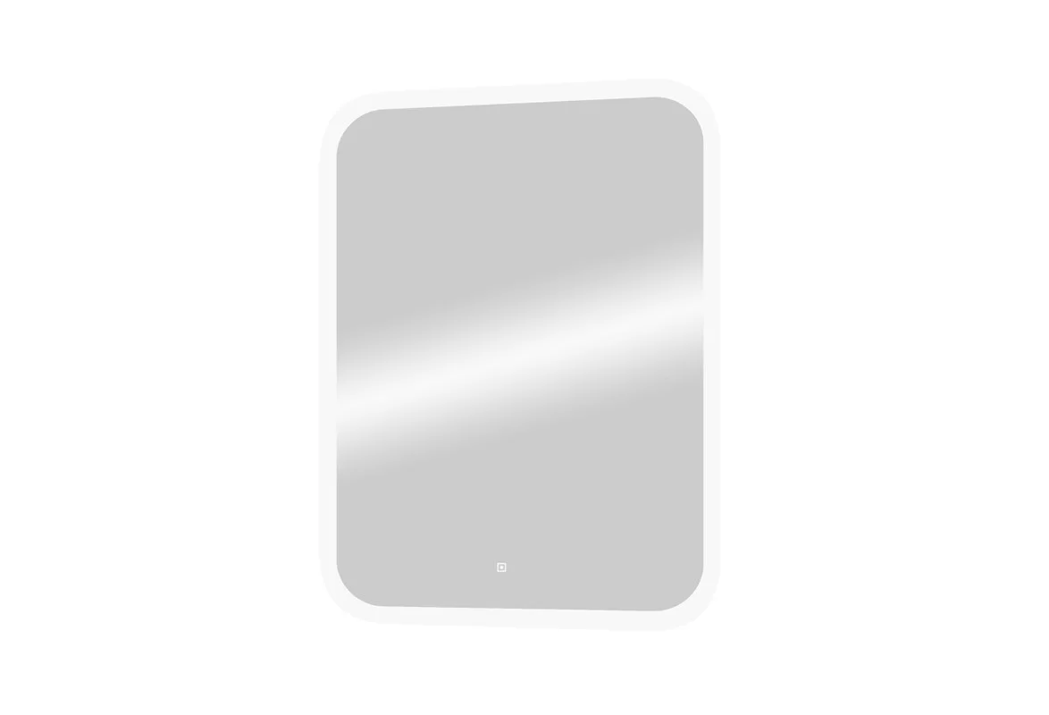 Приобрести continent зеркало с подсветкой glamour 50х70 см, белое