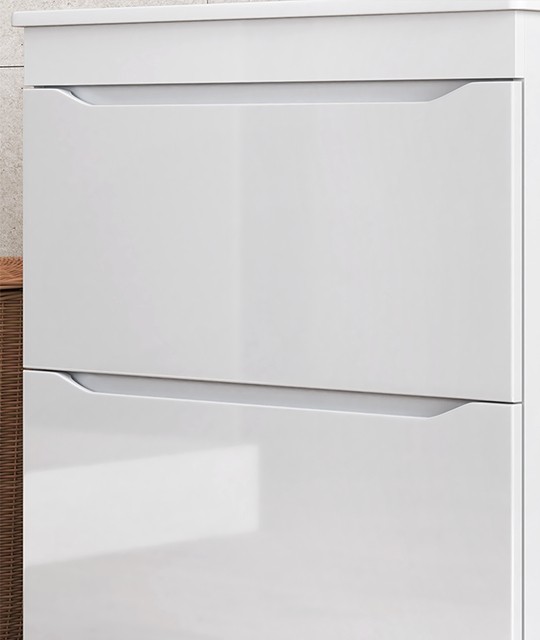 Приобрести vigo тумба с раковиной grani 60см, 2 ящика напольная, белая tn.gri.eli.60.2y