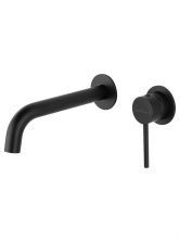 Смеситель для раковины встраиваемый WONZON & WOGHAND STICK, Черный матовый (WW-88869017-MB)