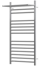 Полотенцесушитель электрический Point 500х1000 Аврора П14 с полкой, хром PN10150SPE